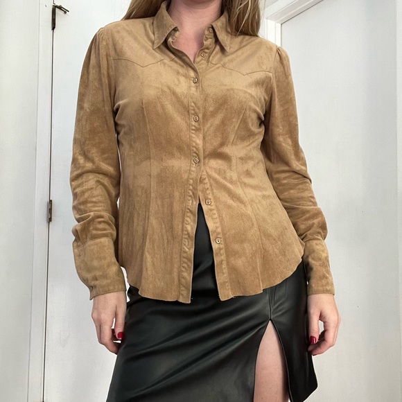 Western suede top - Picture 2 of 8